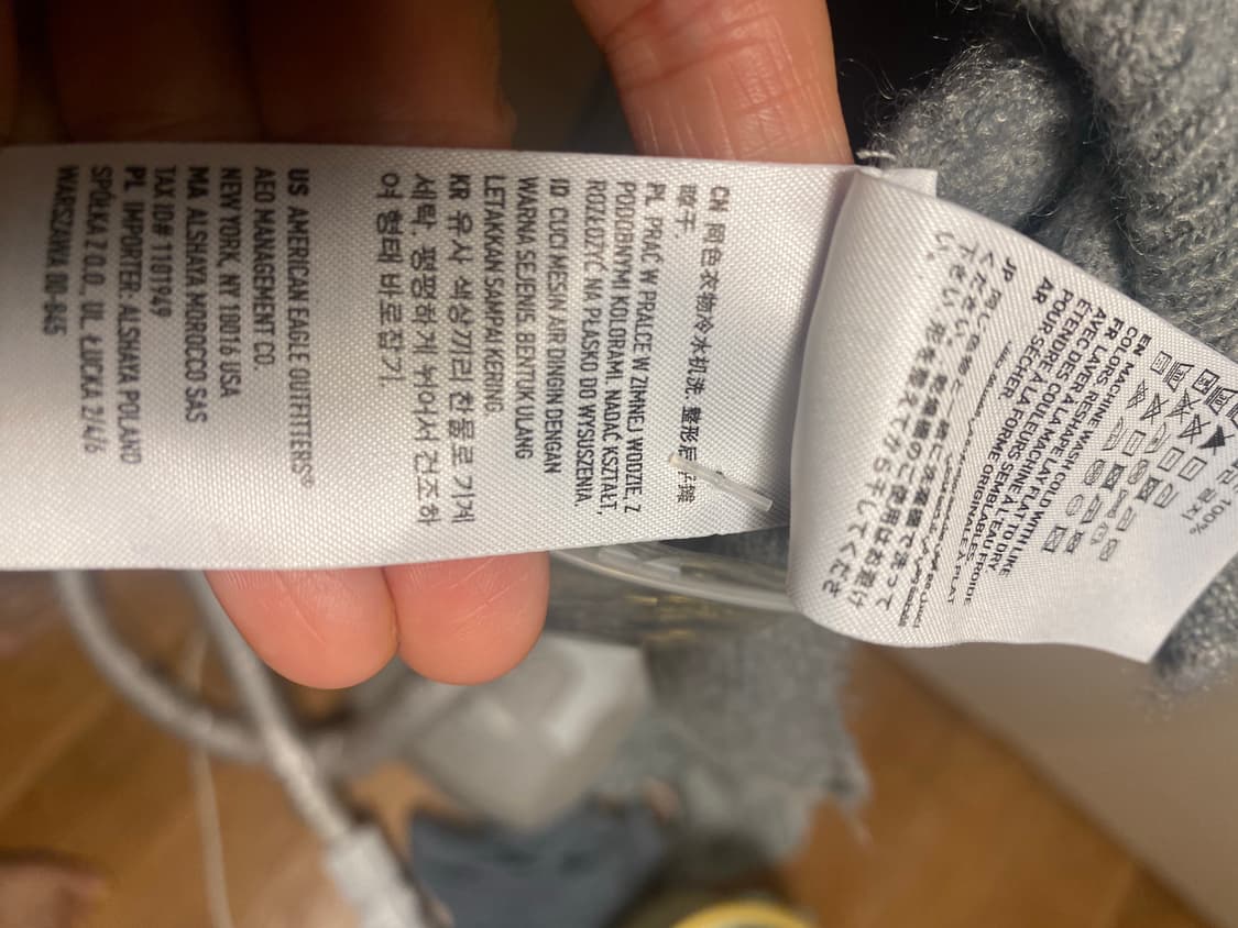 American Eagle Outfitters 회색 가디건 S(새상품) 상품이미지7