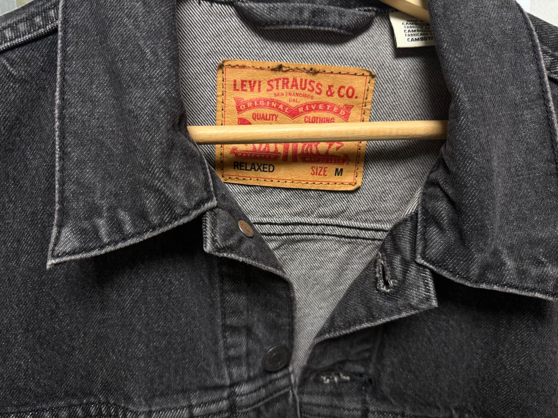 리바이스 타입2 흑청 트러커 m 상품이미지2