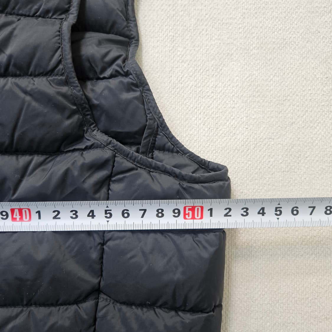 100 밀레 블랙 경량 패딩 조끼 0327Y 상품이미지4