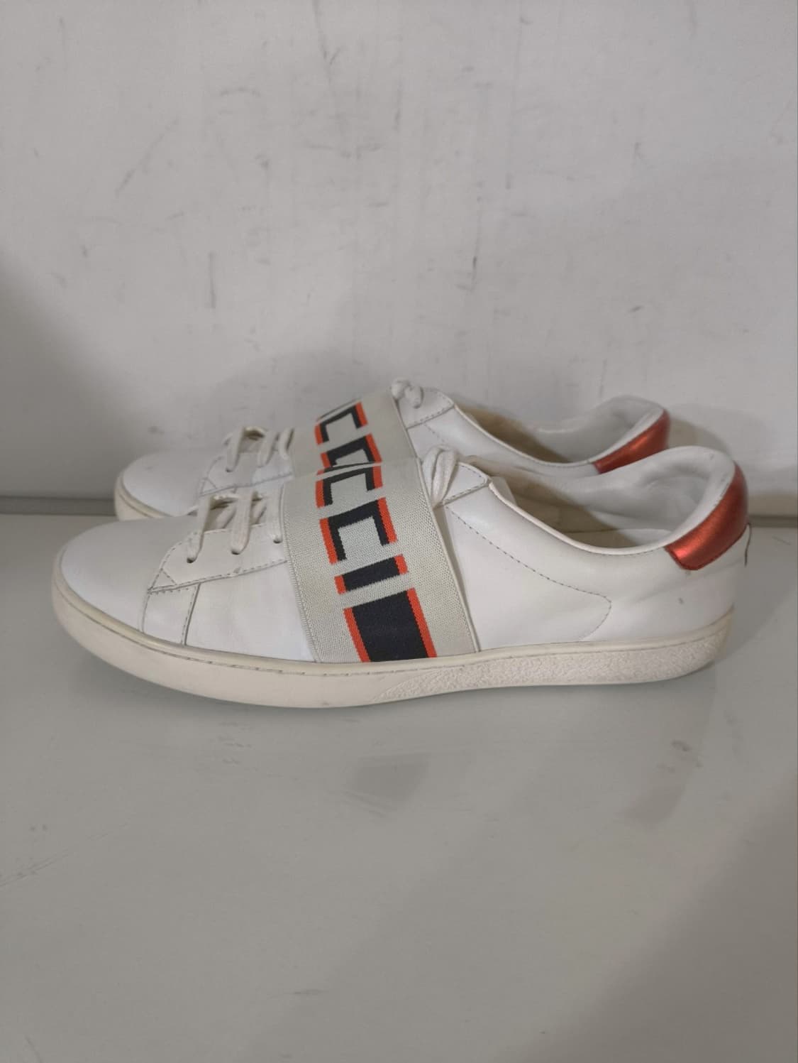 8.5 275mm 구찌 에이스 밴딩 스트라이프 스니커즈 상품이미지1