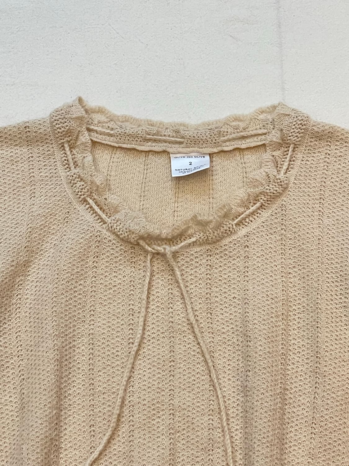 Olive des olive 셔링리본니트 상품이미지2