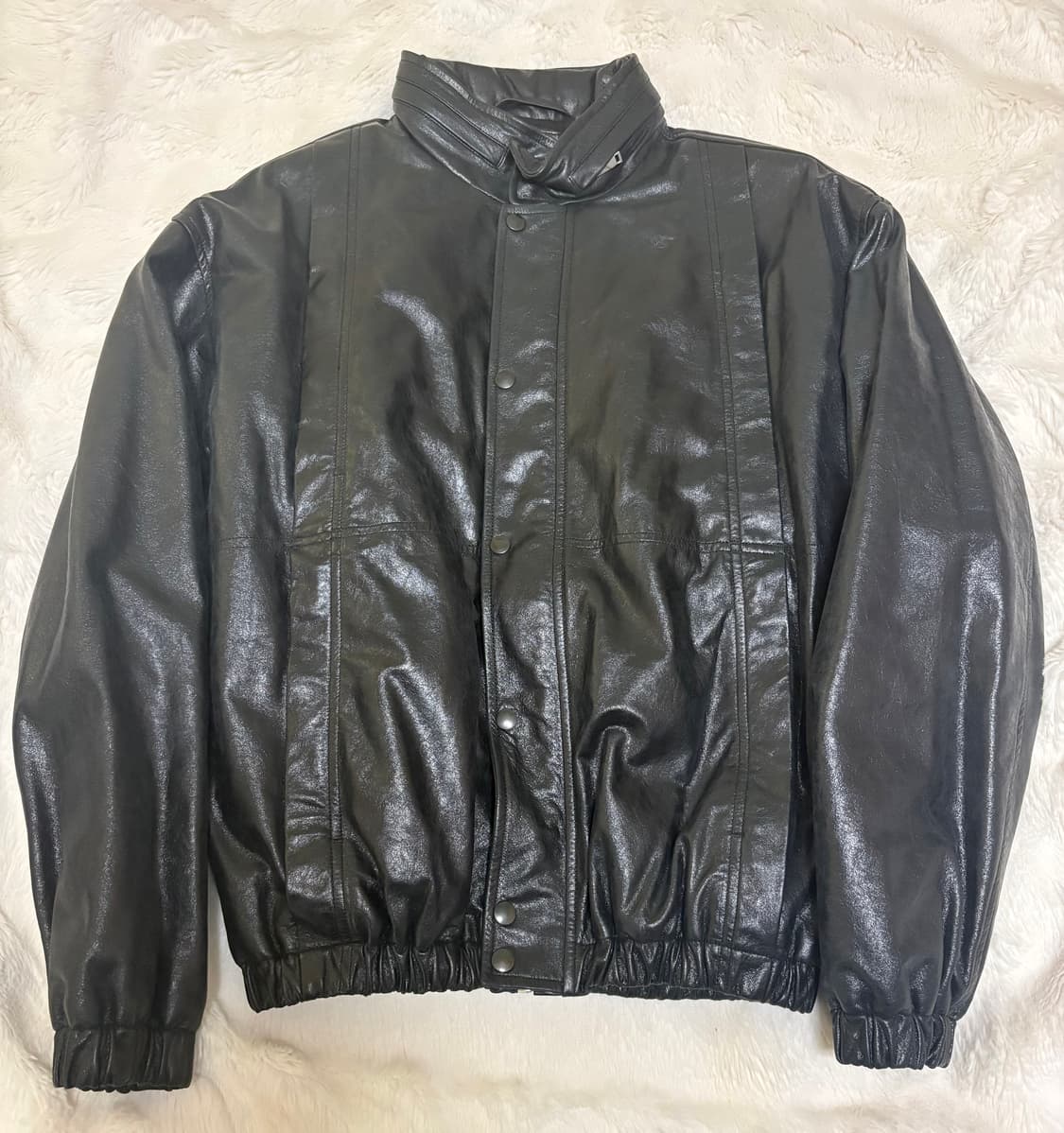 르메르 22fw 레더 블루종 자켓 블랙 / L 상품이미지4