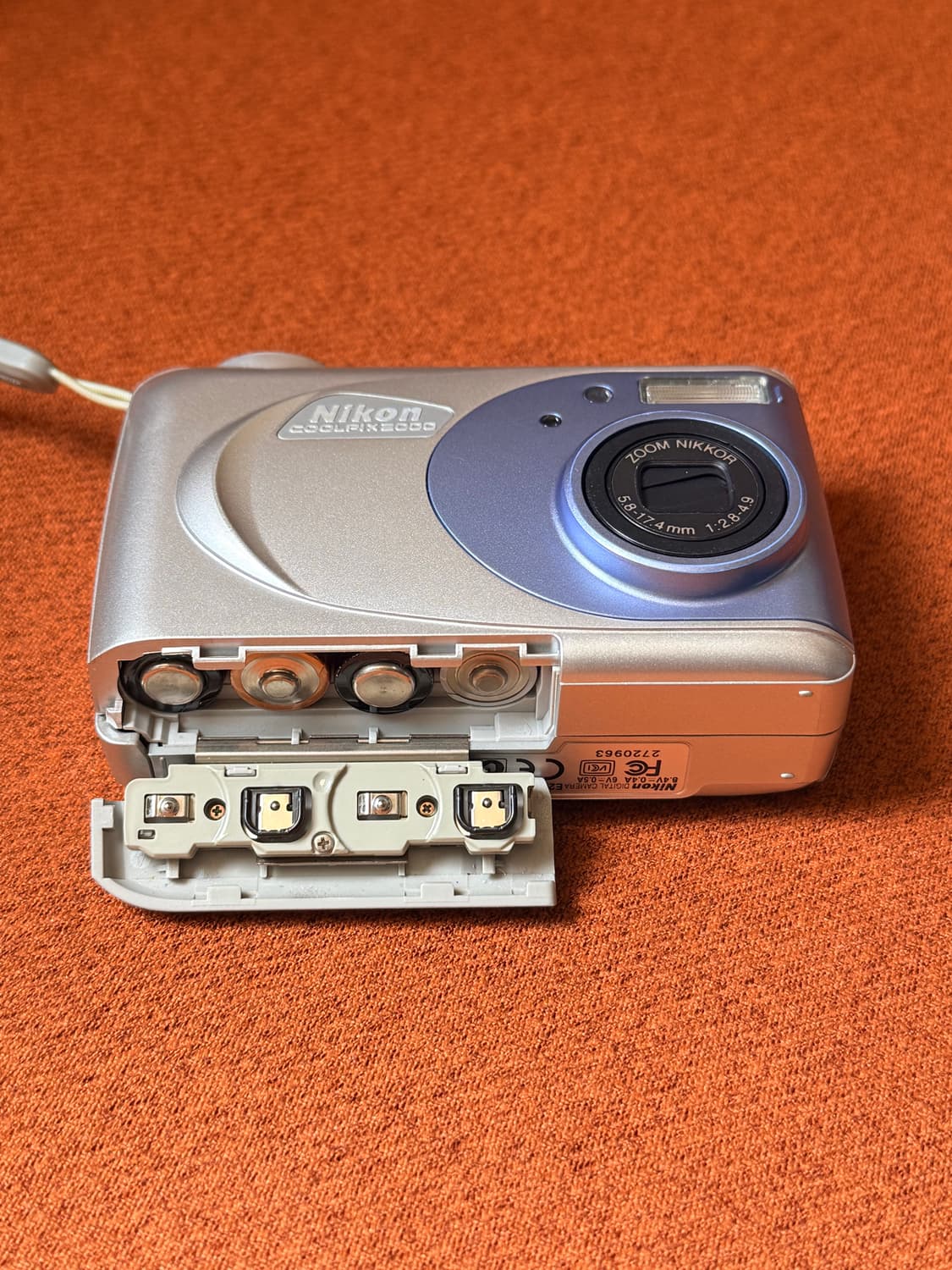 니콘 nikon coolpix2000 뉴진스디카 건전지작동 상품이미지7