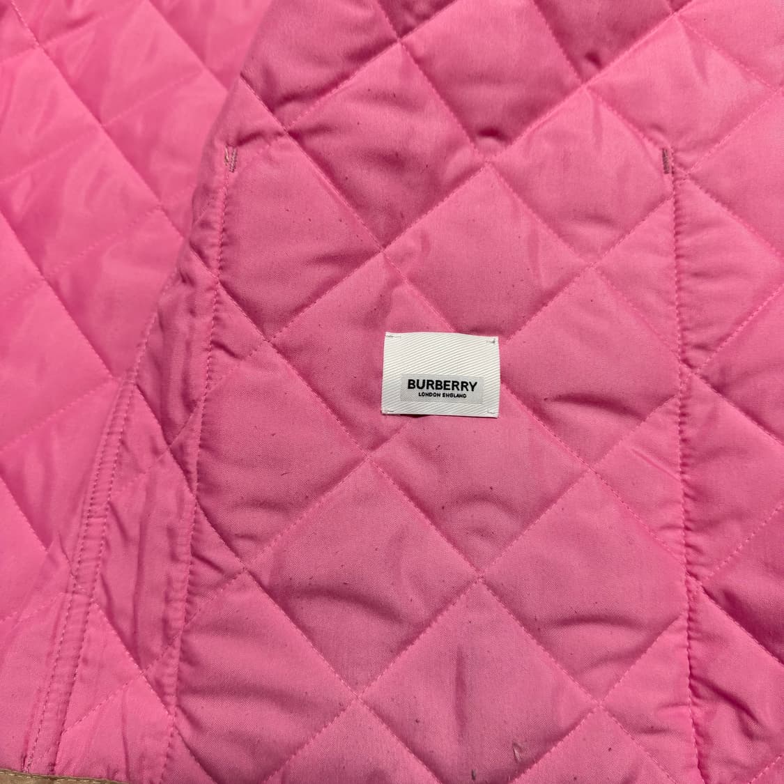 버버리 퀼팅 코듀로이 카라 자켓 (정품) 상품이미지4