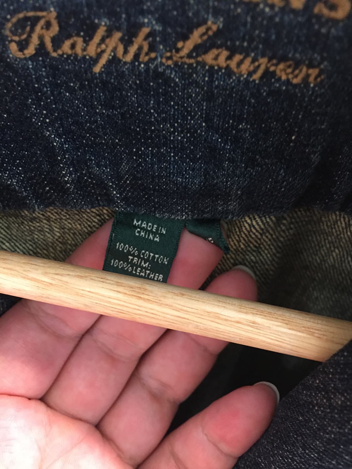 (WOMAN) 폴로랄프로렌 데님자켓 M 상품이미지7