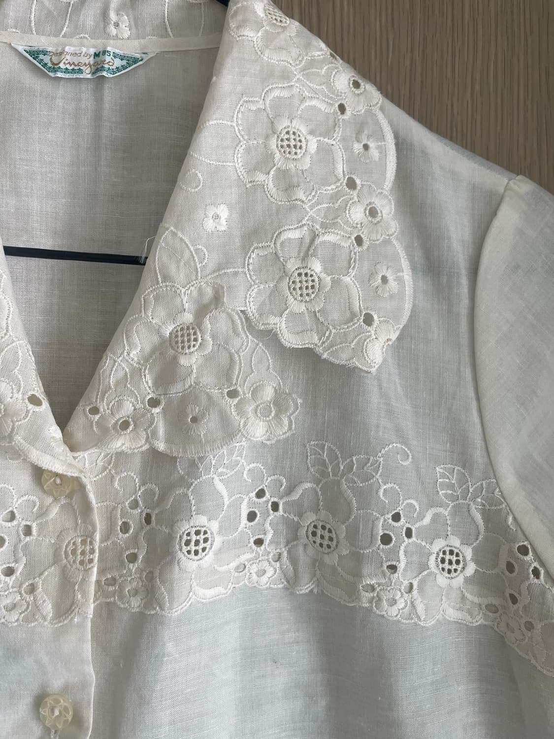 빈티지 엔틱 모리걸 러블리 펀칭 블라우스 상품이미지2