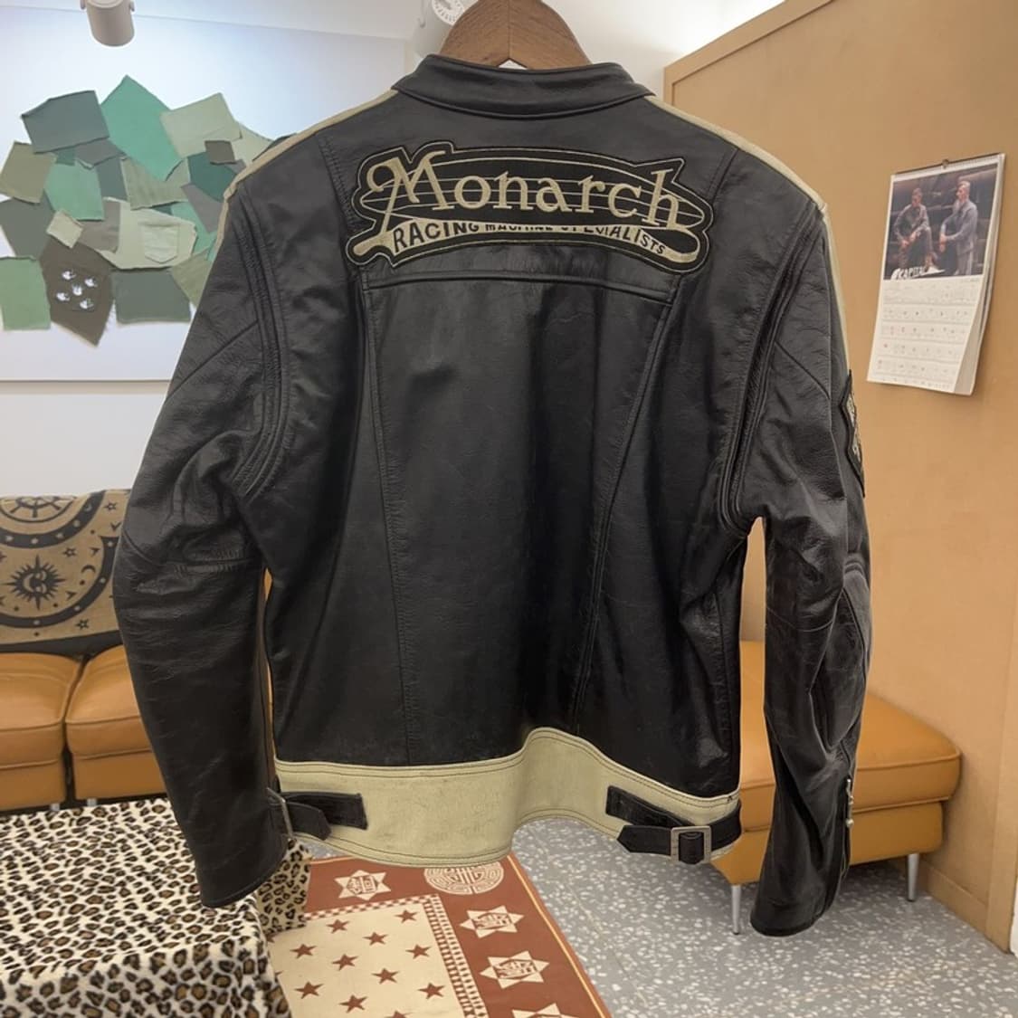 알로이시오 로스티글리오시 모터사이클 레이싱 가죽자켓 M C08764 상품이미지4