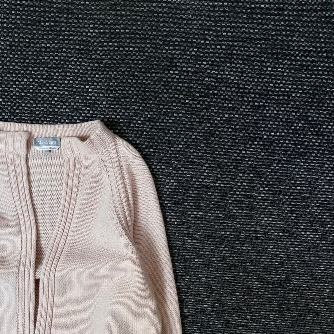 막스마라 연핑크 니트 가디건 L 상품이미지3