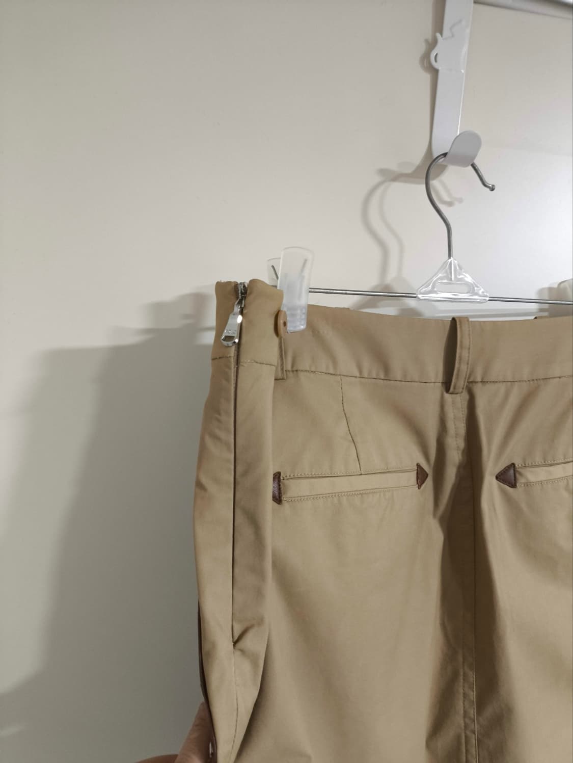 29~30 폴로랄프로렌 가죽 퀼팅 포인트 치마 스커트 상품이미지6