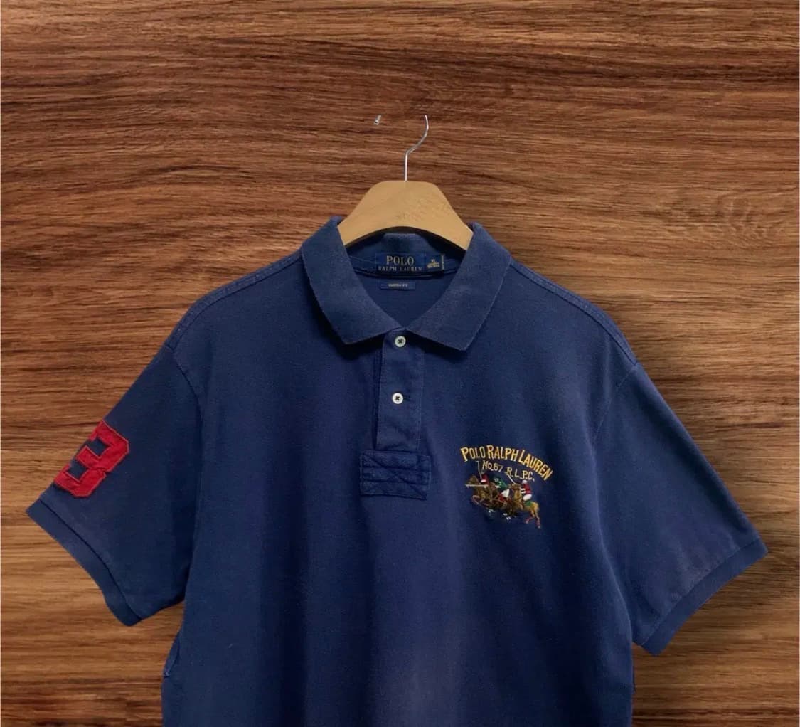 폴로 랄프로렌 트리플 포니 피케 반팔티 L-XL 상품이미지2