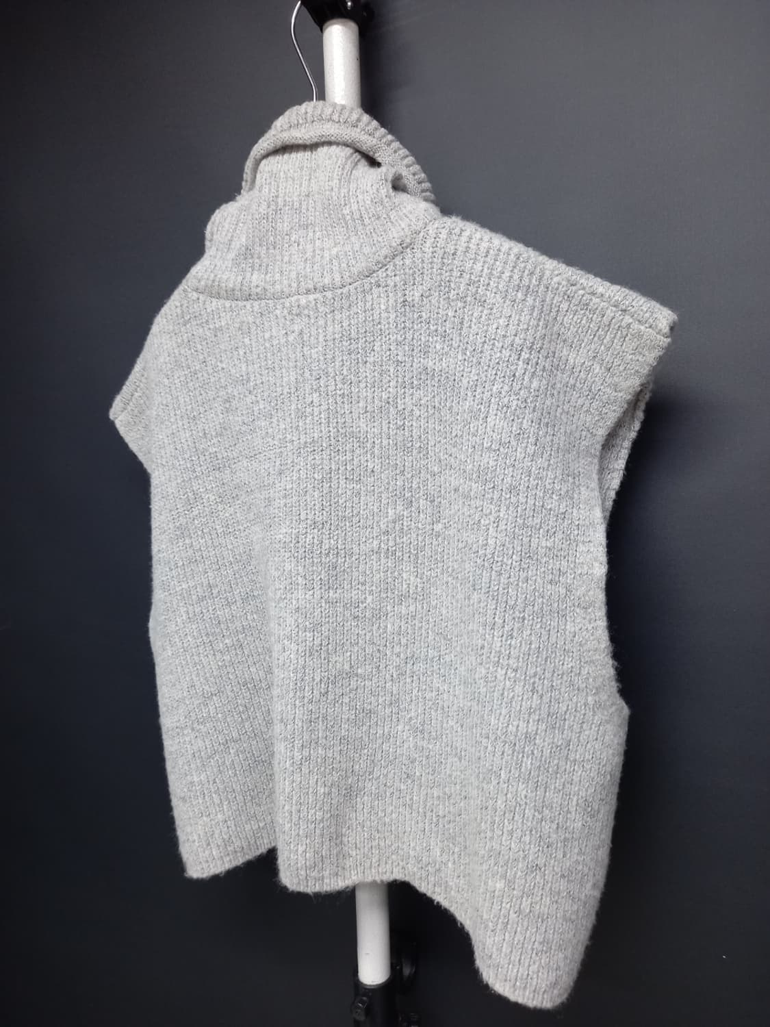 AHOY 아호이 춘추동 하이넥 루즈박시핏 베스트 F 33-66 상품이미지6