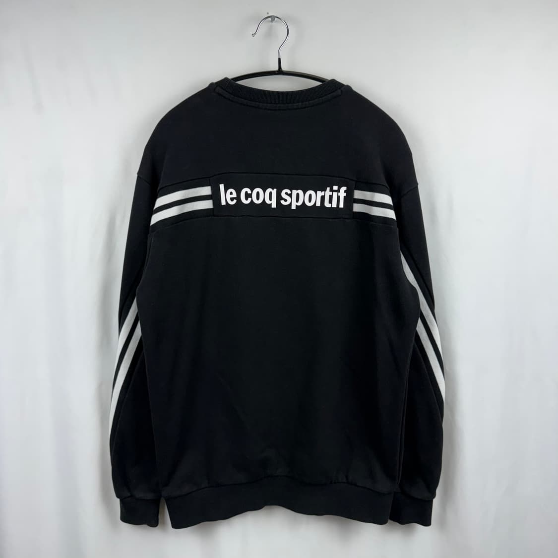 (90) 르꼬끄 로고 맨투맨 블랙 상품이미지6