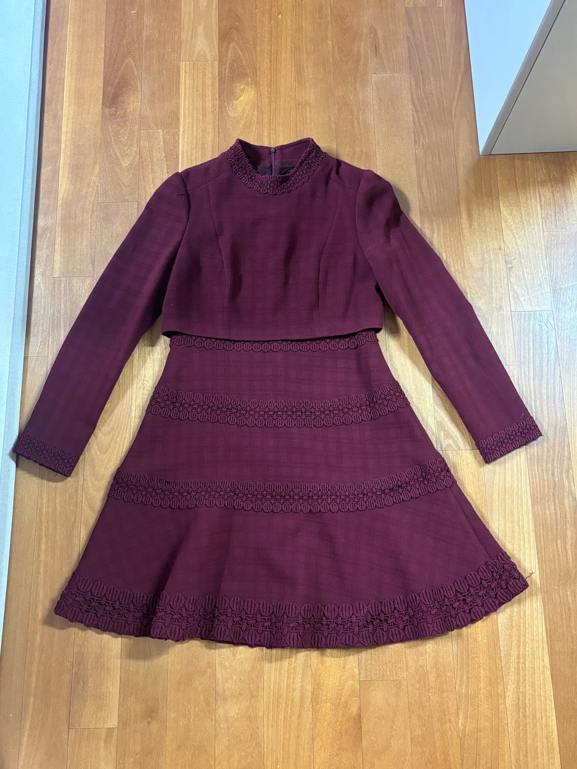 Kenneth lady 레이스 트리밍 원피스 상품이미지1