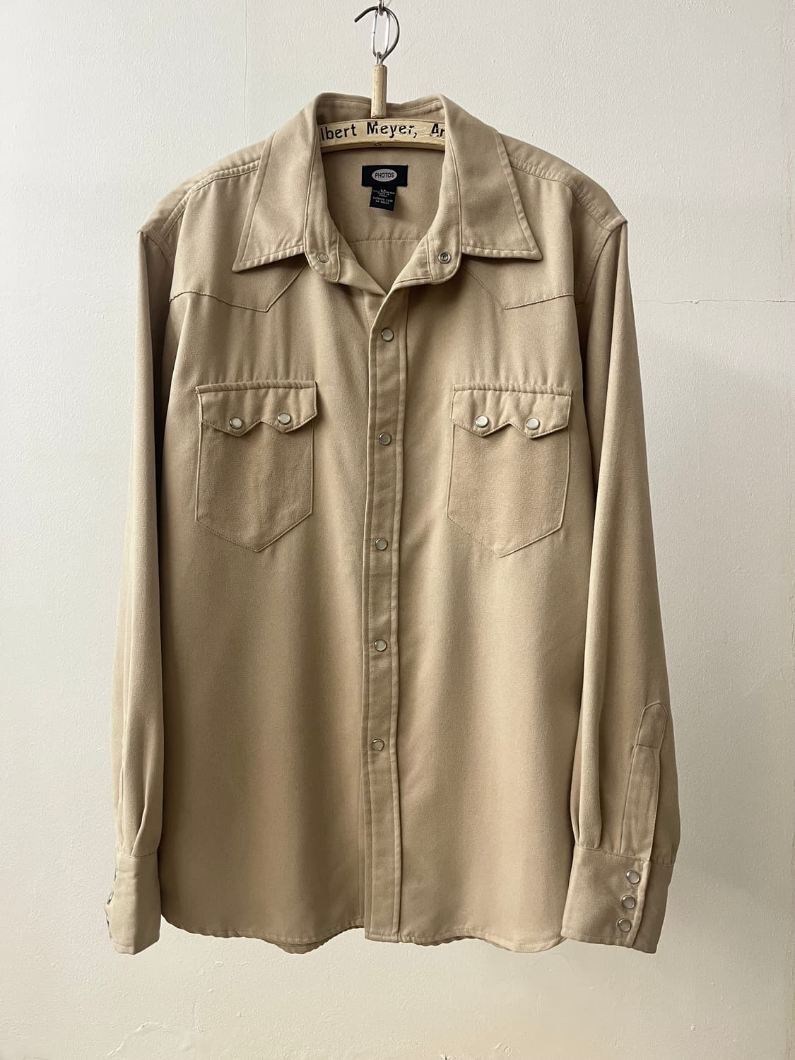 빈티지 펄 스냅 스웨이드 웨스턴 셔츠 상품이미지1