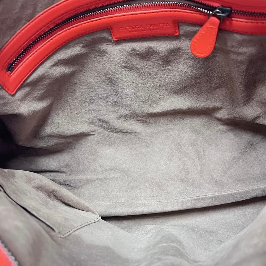 보테가베네타 호보백 빈티지 홉 레드 다홍색 상품이미지8