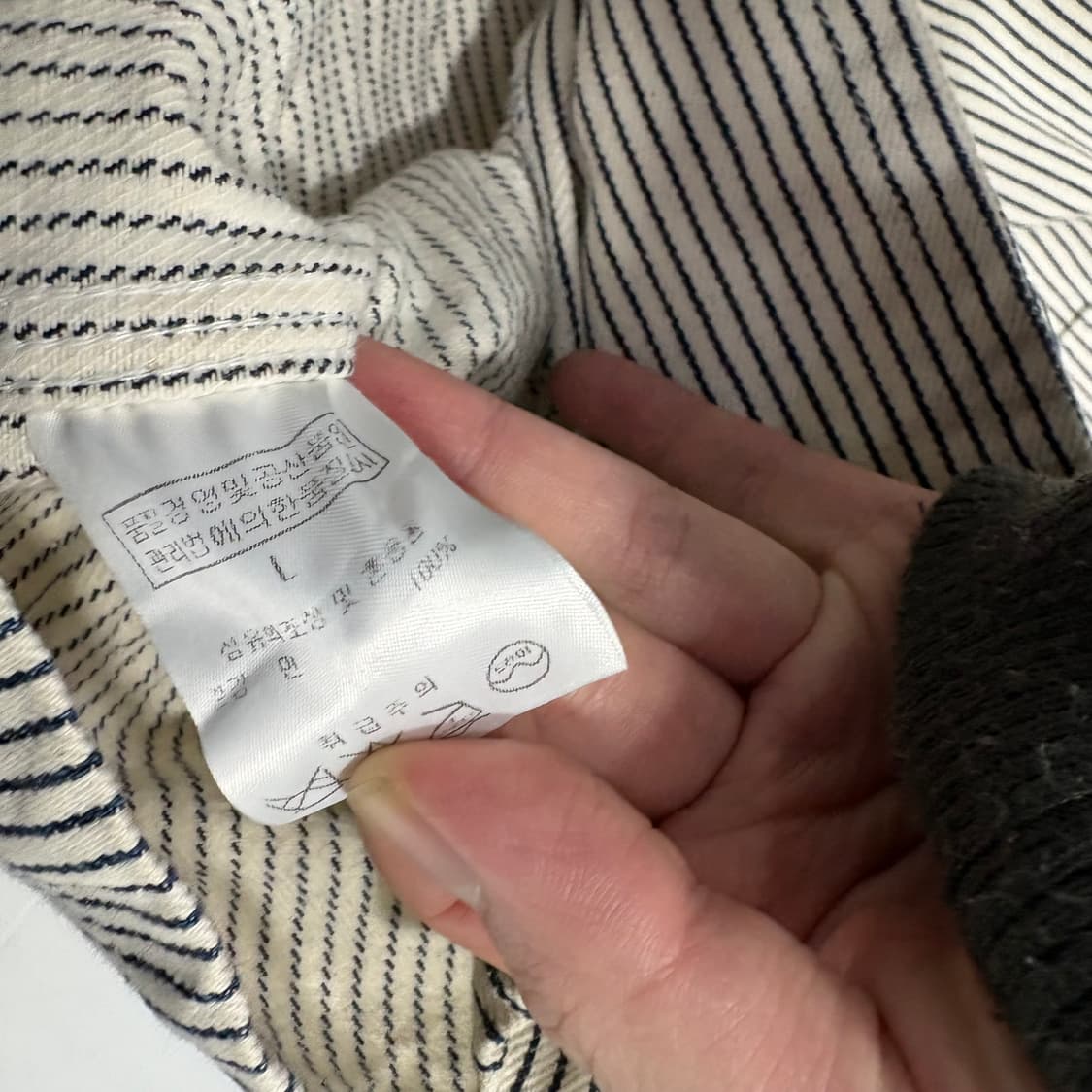 스트라이프 워크 자켓 상품이미지5