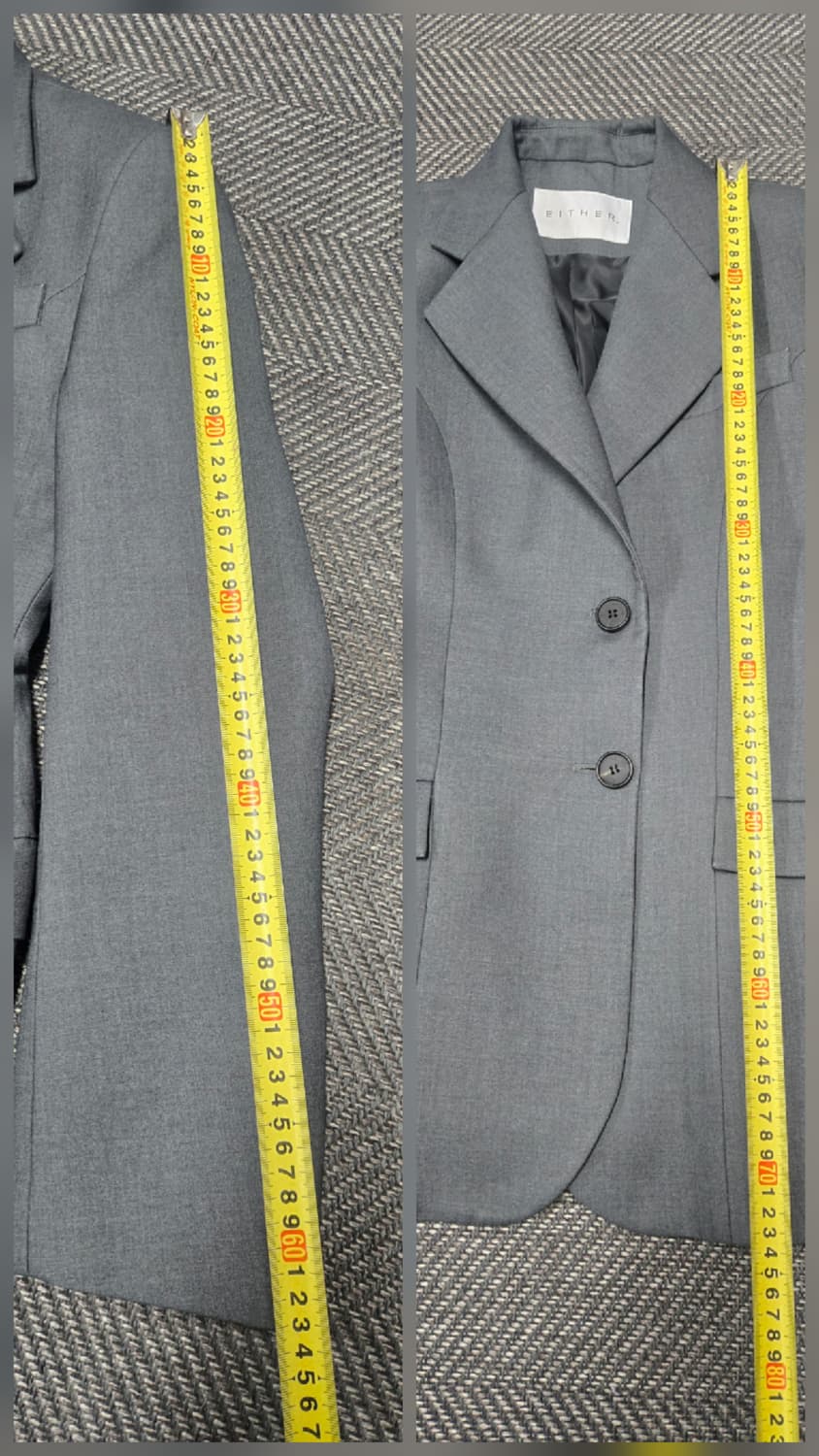 Either 이더 자켓 고퀄리티 이태리 울실크 테일러드 카라 슬림핏 자켓 상품이미지8