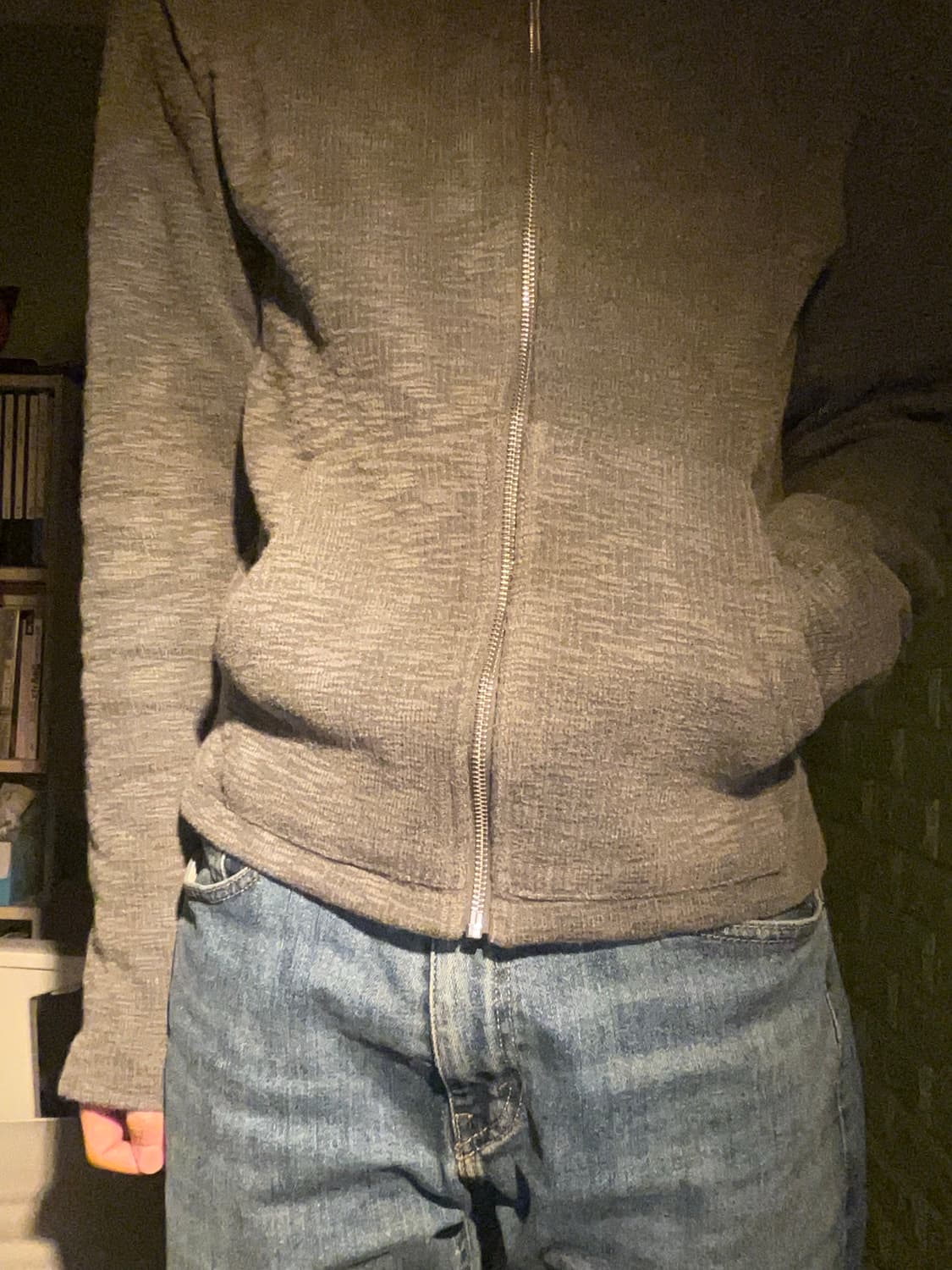 모노프리베 텍스쳐 후드집업 2 상품이미지3