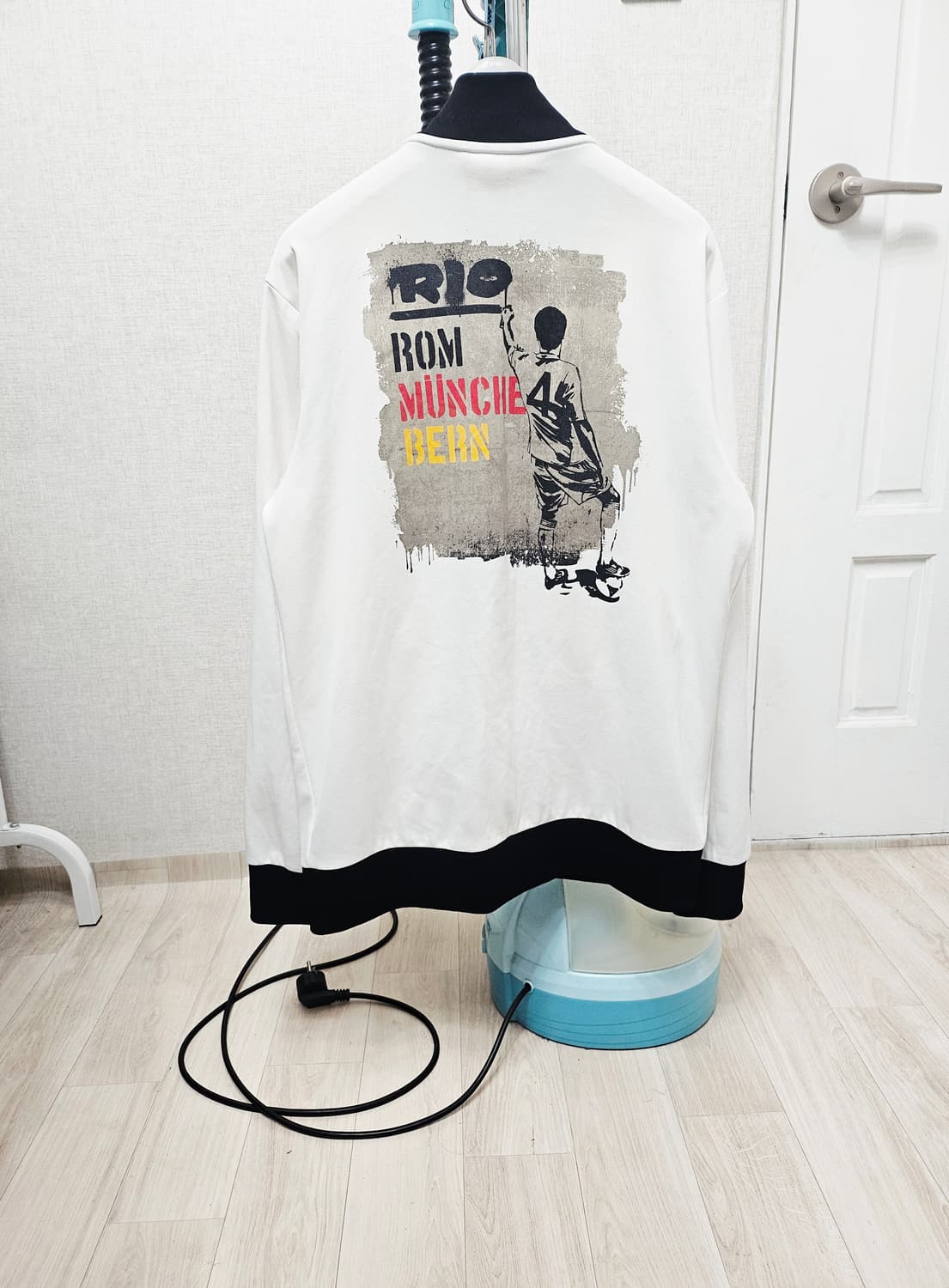 (100)L ☆초희귀☆ 아디다스 독일 브라질월드컵 [화이트] 트랙탑져지 상품이미지7