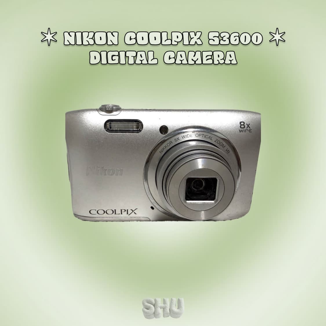 니콘 쿨픽스 S3600 빈티지 디카 실버  상품이미지2