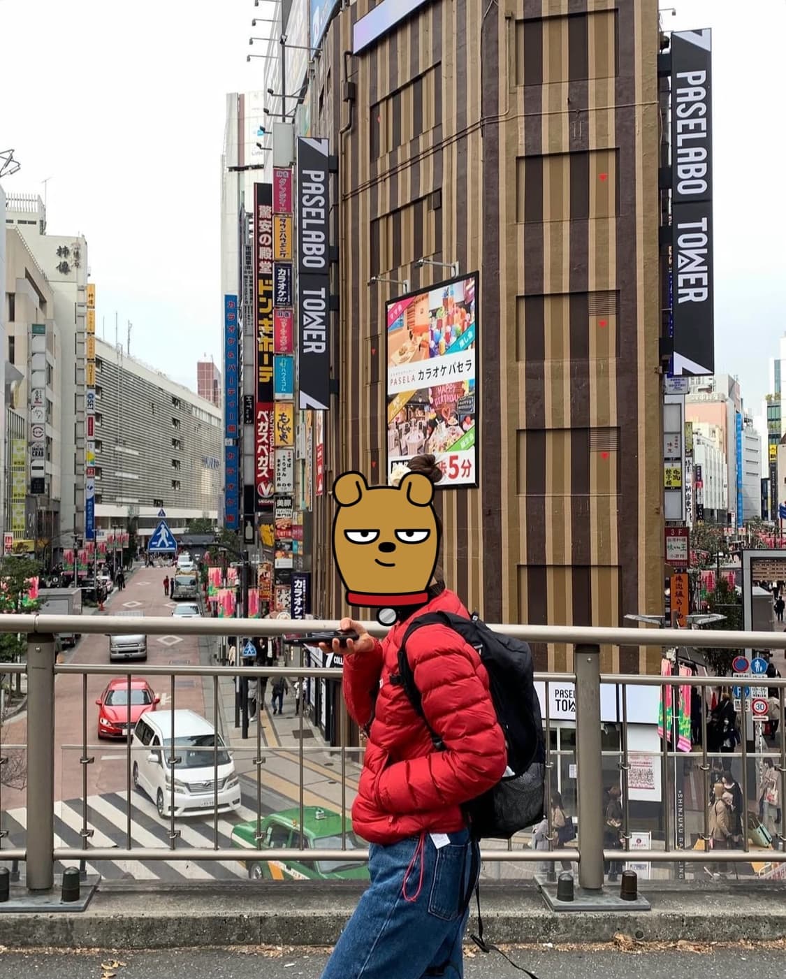 단톤 경량패딩 레드 M 상품이미지1