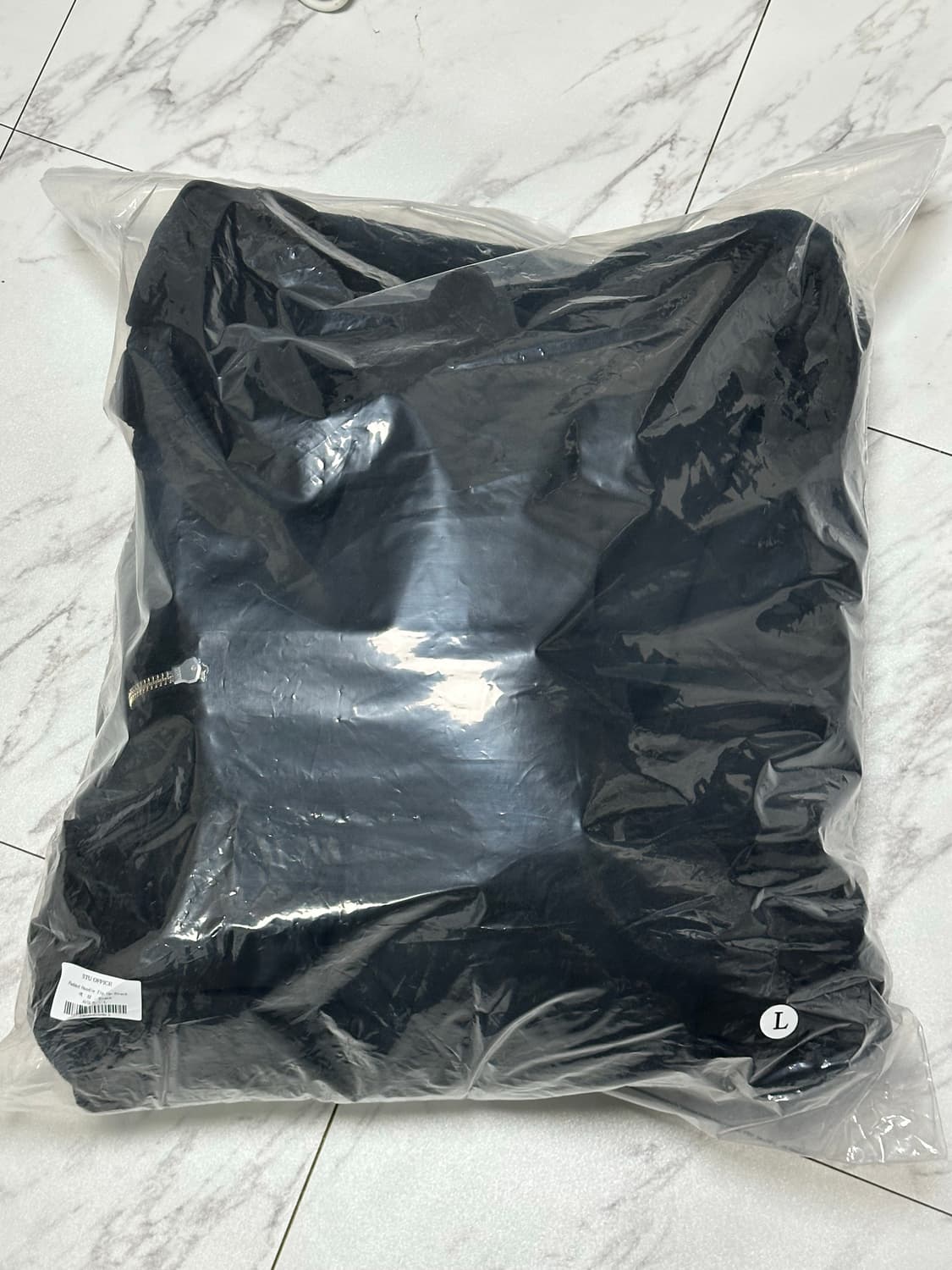 Stu office 패디드 후드 집업 블랙 L사이즈 상품이미지4