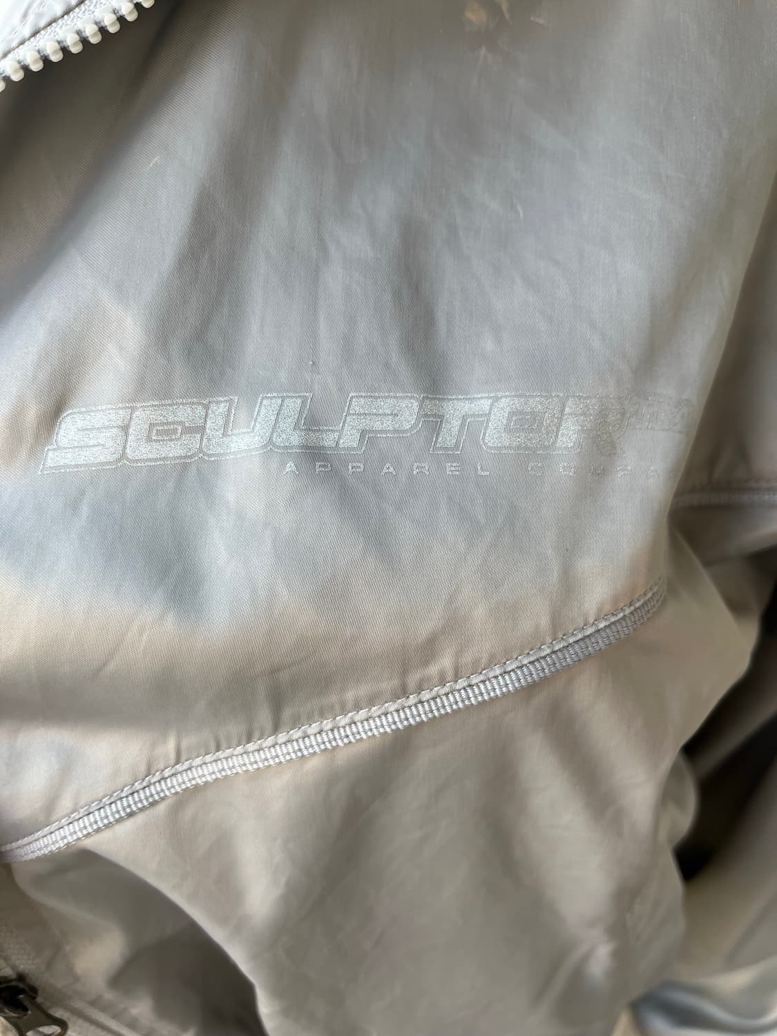 Sculptor Jersey 스컬프터 크롭 져지 집업 그레이  상품이미지2