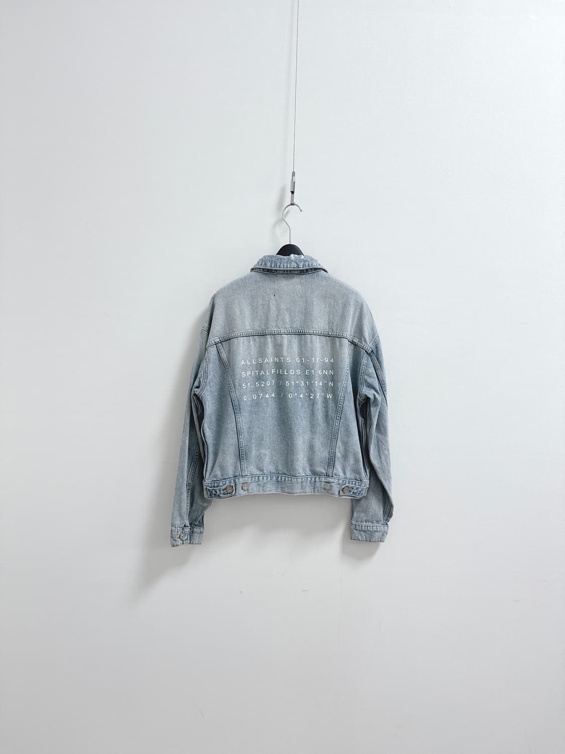 올세인츠 연청 데님 자켓 상품이미지7