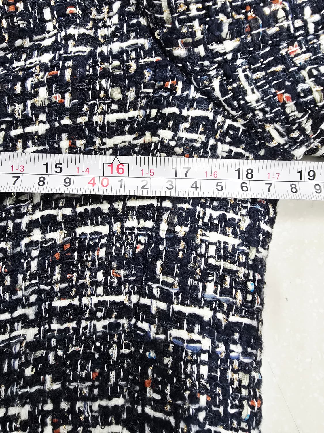 칼라거펠트 트위드 더블 버튼 자켓 상품이미지7