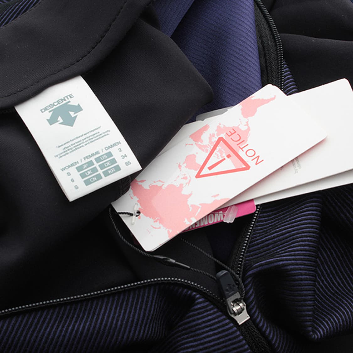 데상트 하이넥 저지 집업 자켓 44 상품이미지3