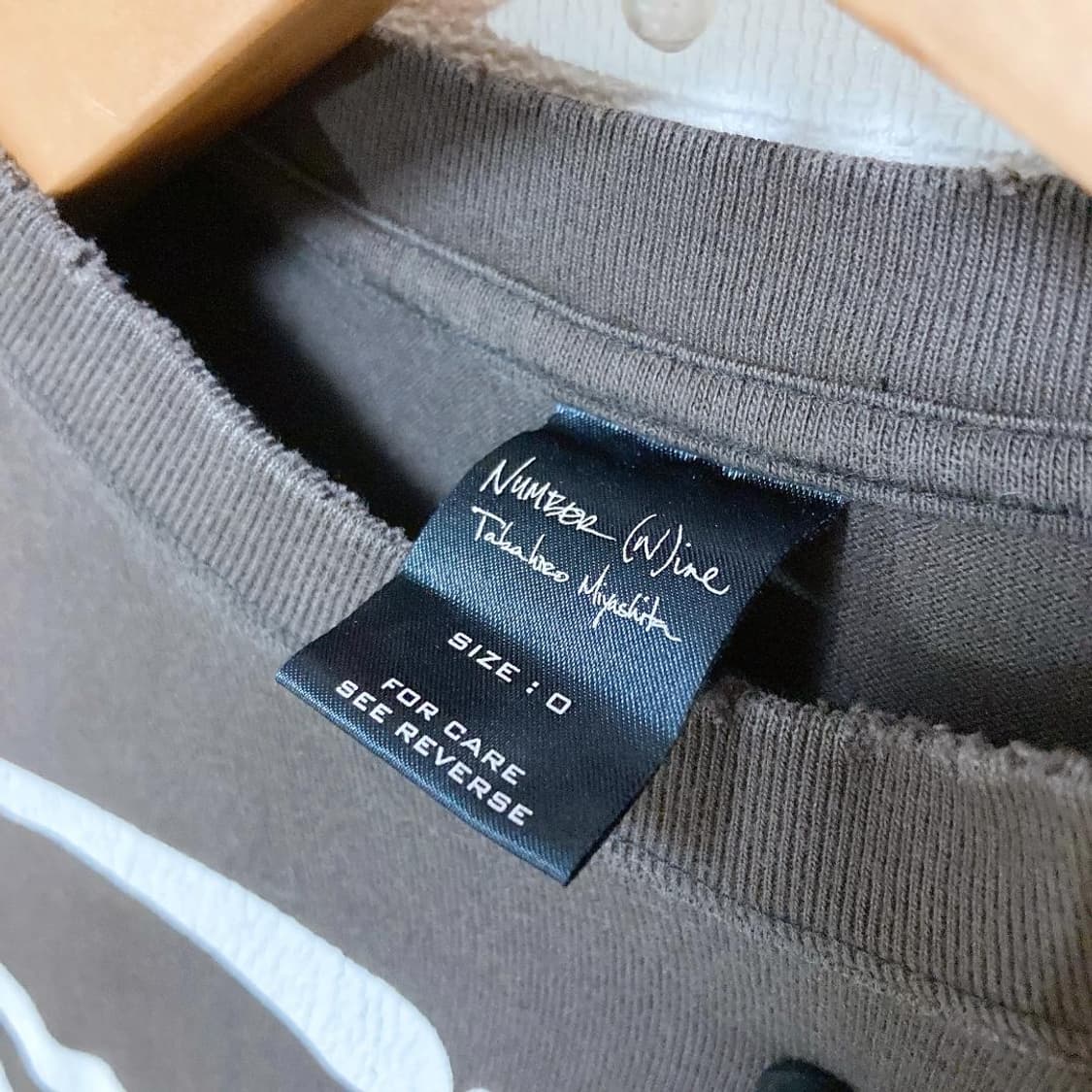 00s 넘버나인 스켈레톤 롱슬리브 티셔츠 상품이미지10