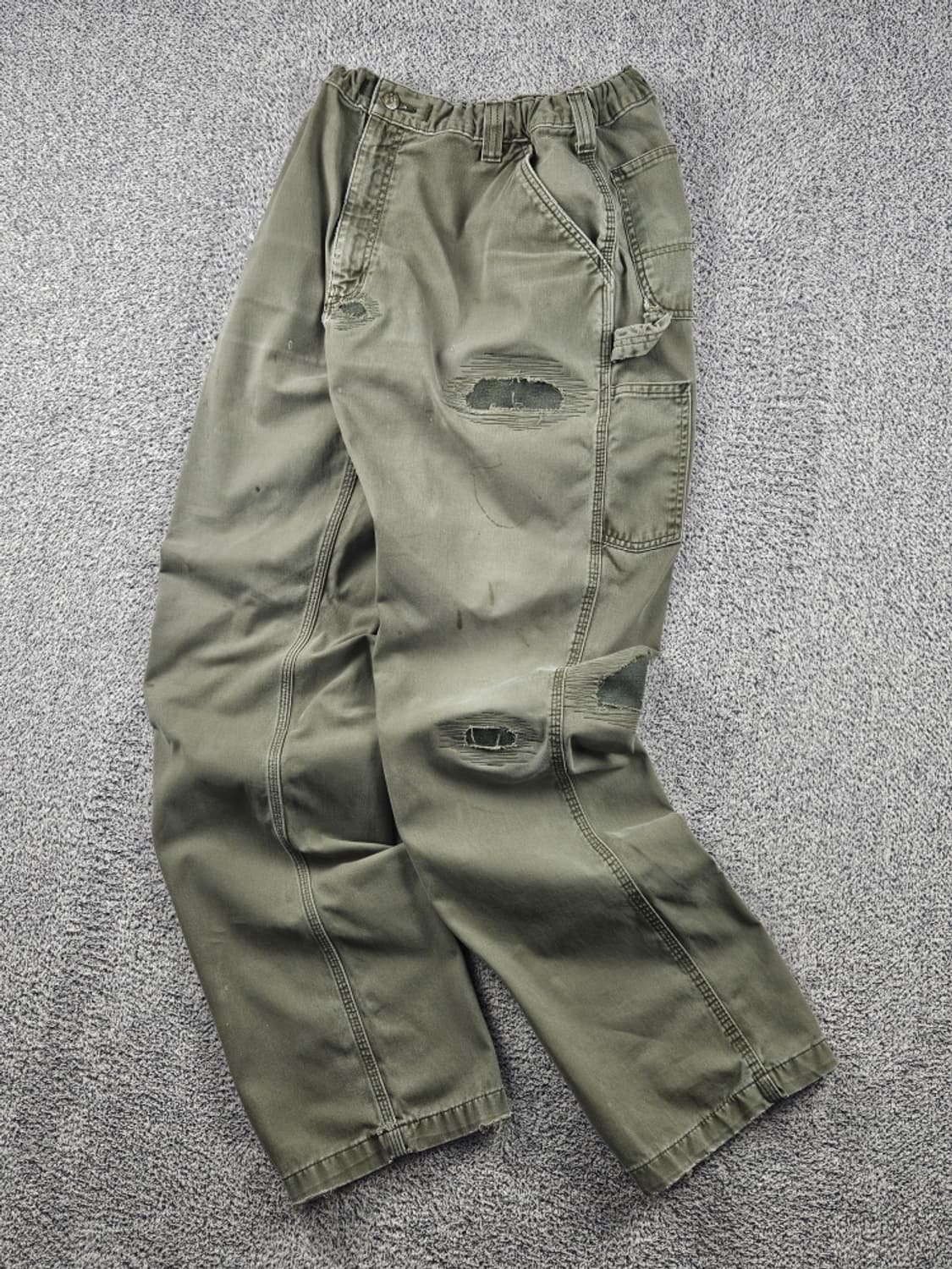 칼하트 밴딩 리페어 커스텀 카펜터 워크 팬츠 (40X34) / 10635 상품이미지1