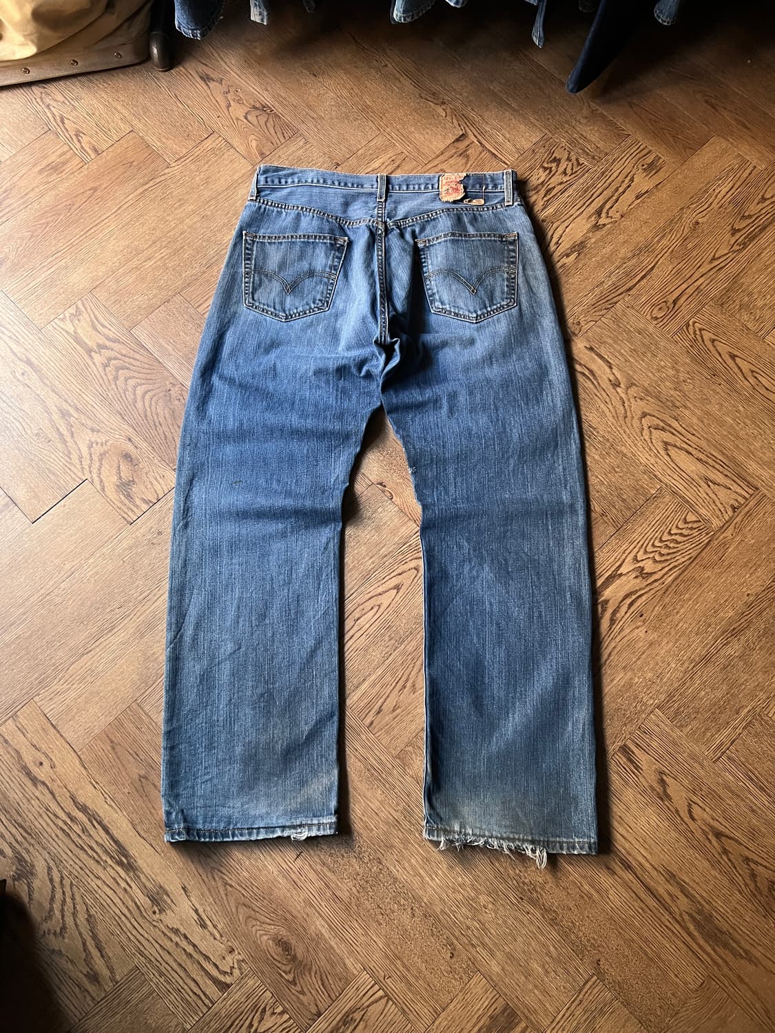 [36]00's 리바이스 501 빈티지 워싱 데님 팬츠 상품이미지6