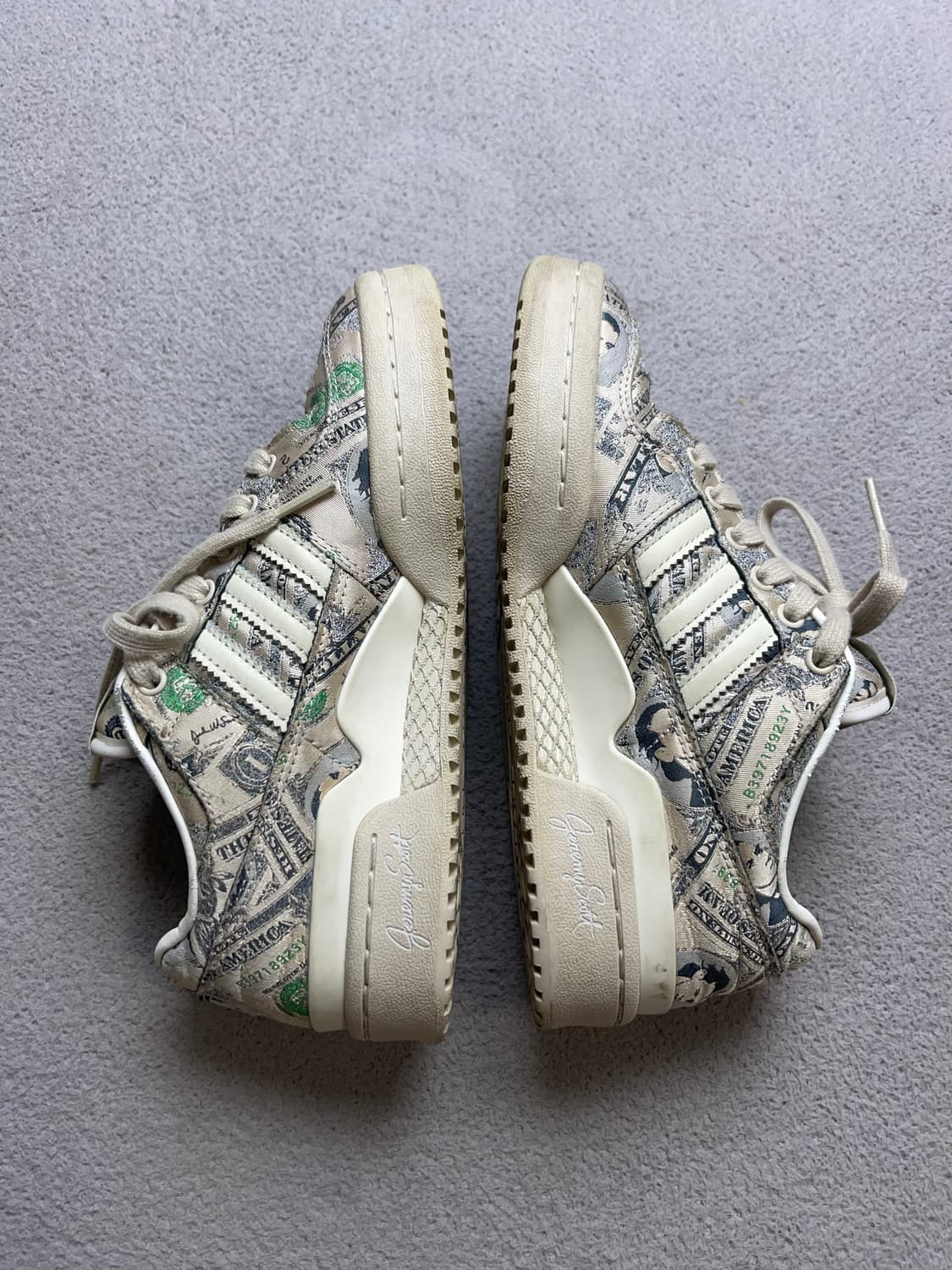 [uk4] 아디다스 x 제레미스캇 Forum Low Wings Money 상품이미지4