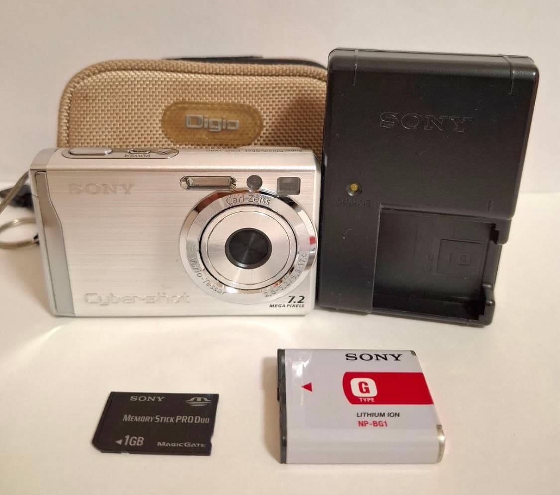 소니 사이버샷 dsc-w80 디지털카메라 빈티지카메라 올드 아이폰 상품이미지1