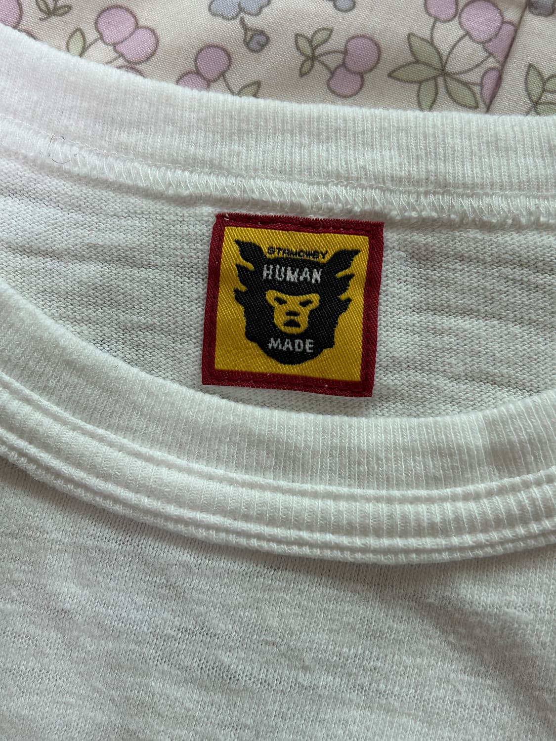 택포//휴먼메이드 그래픽 롱슬리브 티셔츠 화이트 상품이미지7