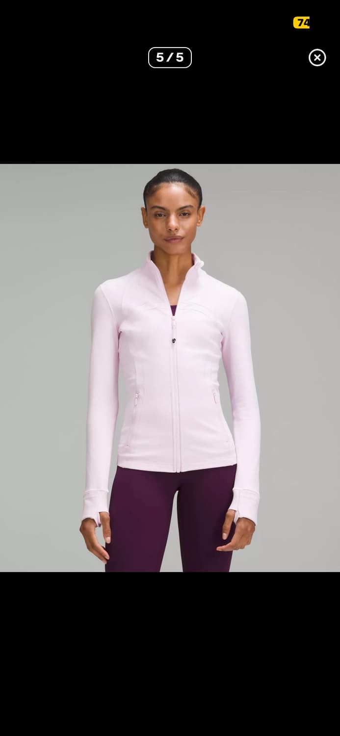 룰루레몬 디파인자켓 스트로베리밀크쉐이크 구해요 상품이미지4