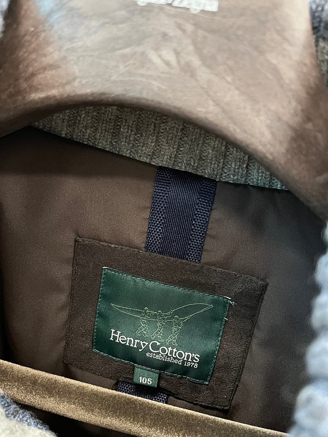 105) 헨리코튼 케이블 방풍니트  상품이미지3