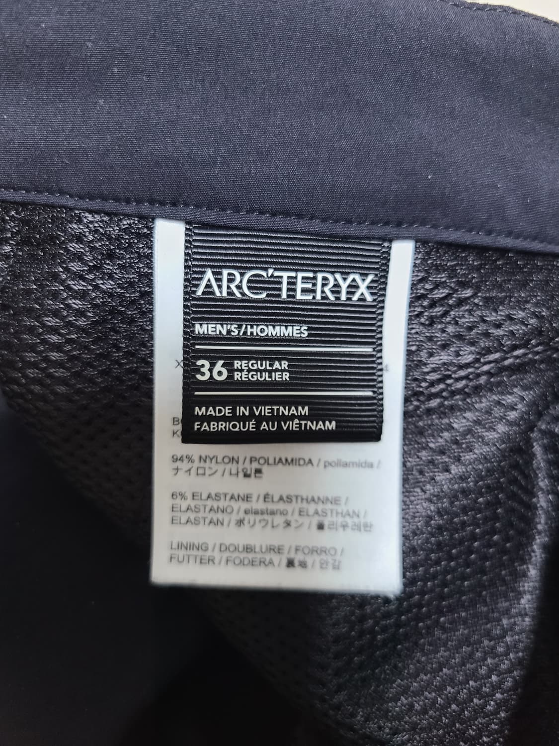 아크테릭스 감마 퀵드라이 팬츠 남성 36 블랙  상품이미지4