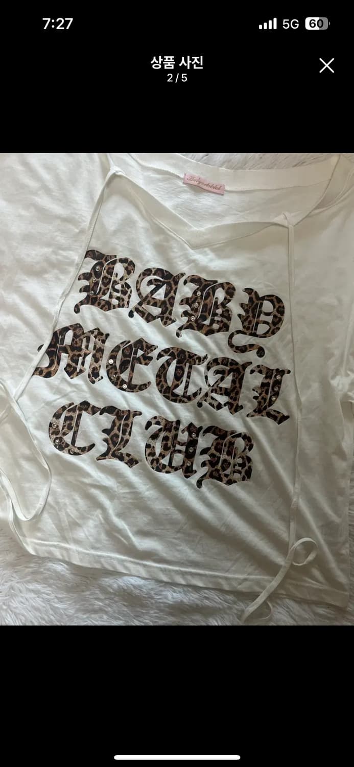 당일배송 베이비메탈클럽 스트링티 babymetalclub 상품이미지2