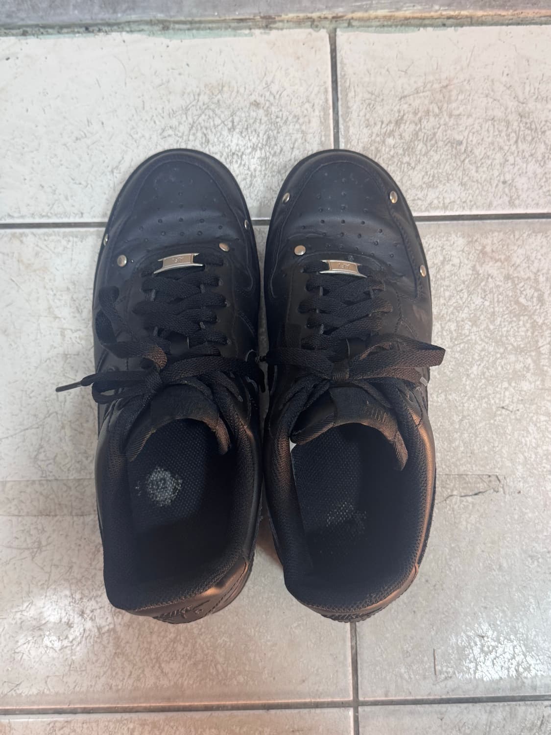 나이키 꼼데가르송 에어포스 블랙 260 상품이미지3