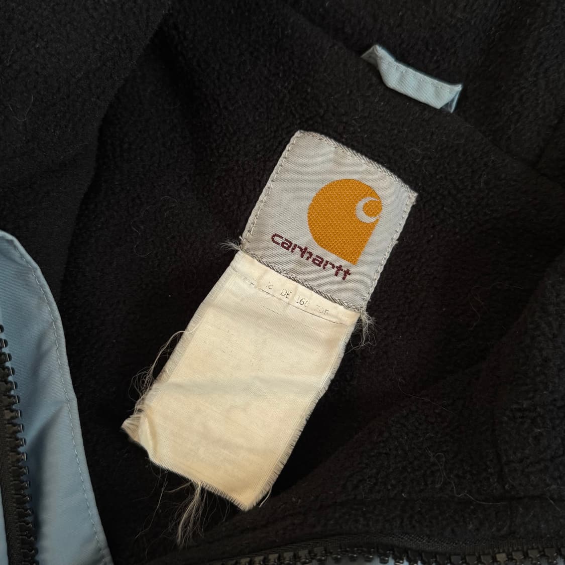 칼하트 스카이블루 반집업 아노락 M 상품이미지4