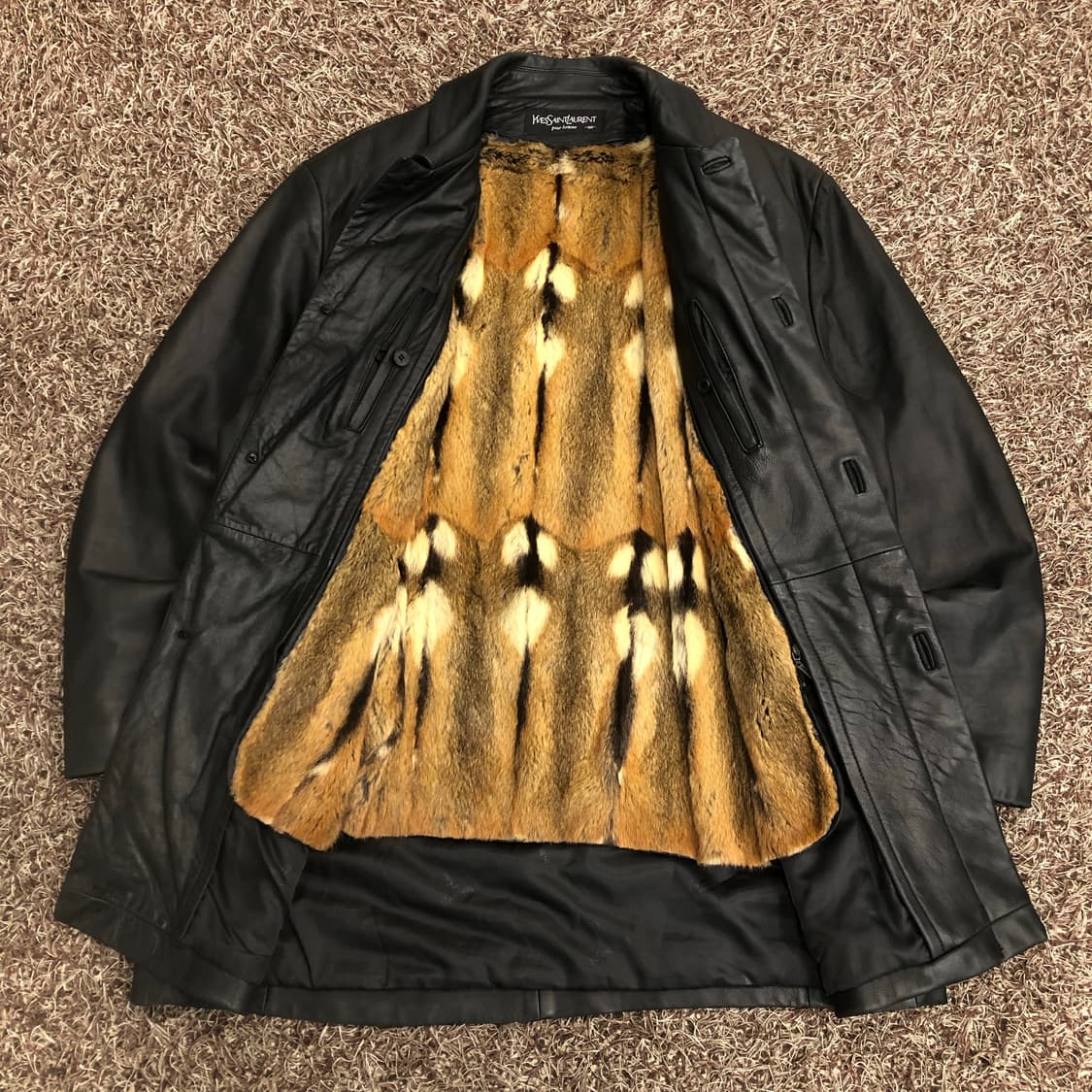 입생로랑 아카이브 양가죽 레더 가죽 자켓 상품이미지3