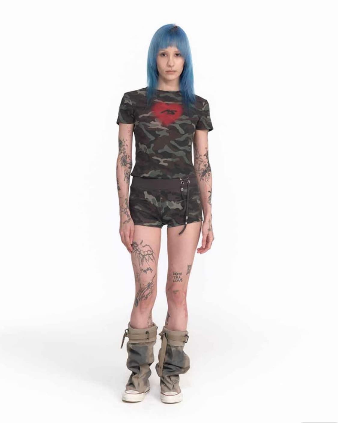 2000아카이브 SUE SHORTS (CAMO) 상품이미지4