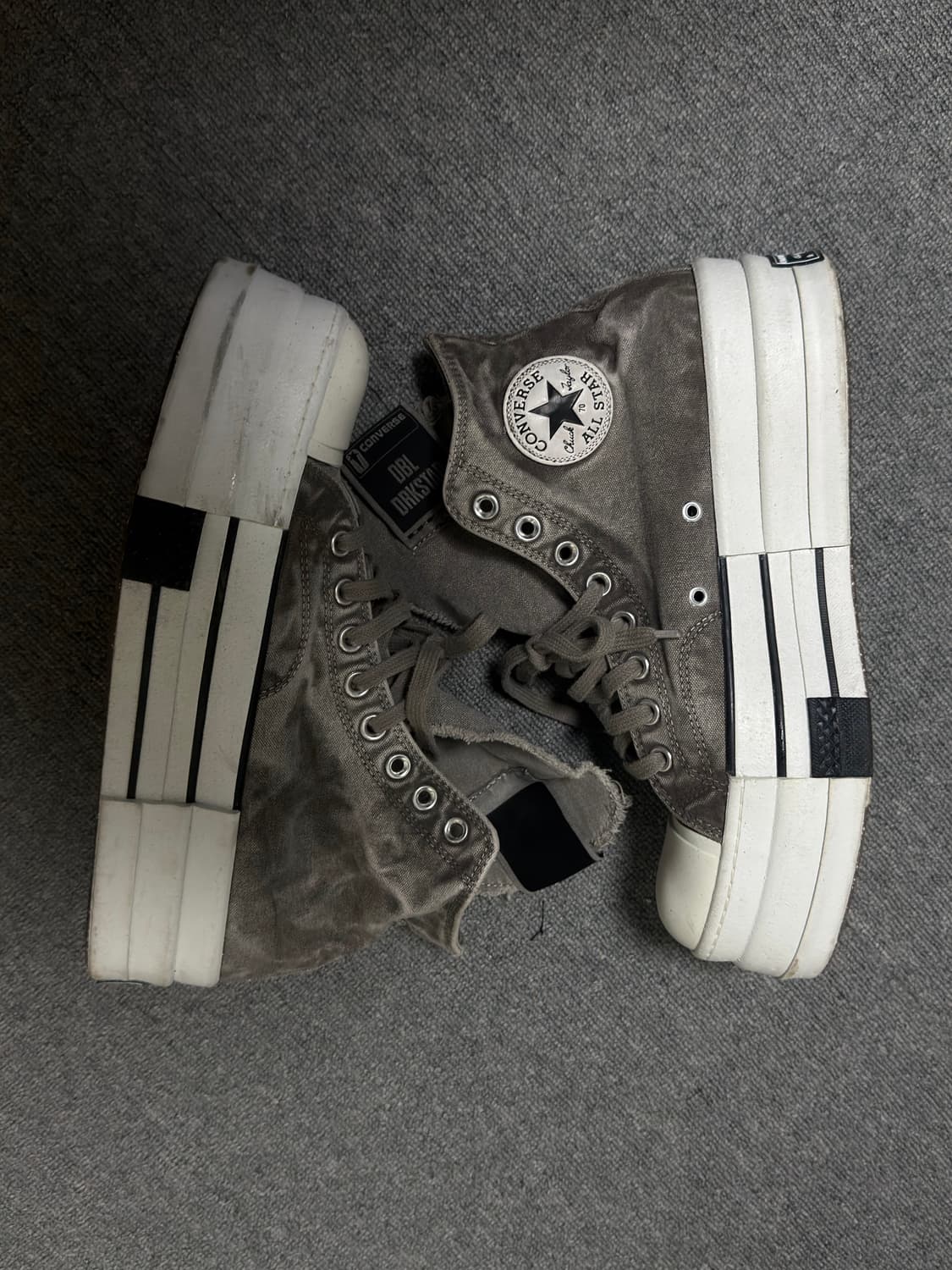 릭오웬스 컨버스 다크쉐도우 하이 척 70 상품이미지2