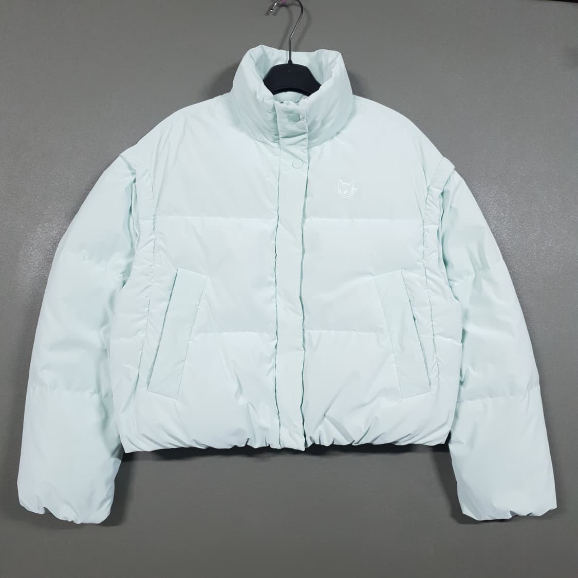 실측 66) 왁 골프 신형 24FW 디테처블 슬리브 구스 다운 패딩 점퍼 상품이미지1