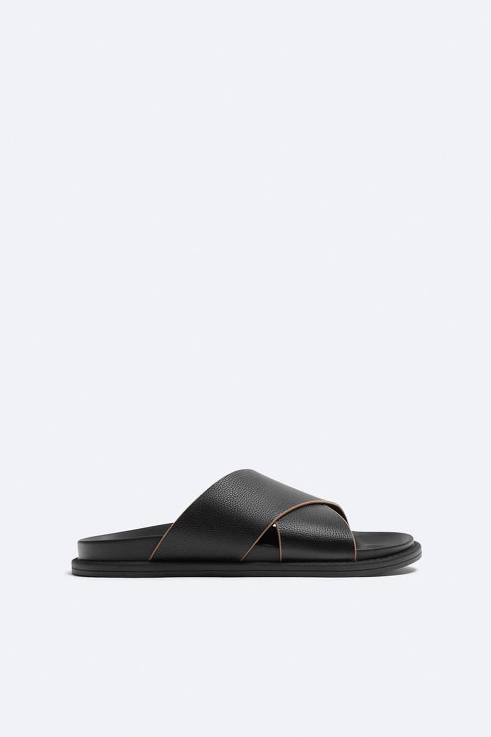 자라 레더 더블 브레스티드 슬리퍼  상품이미지4