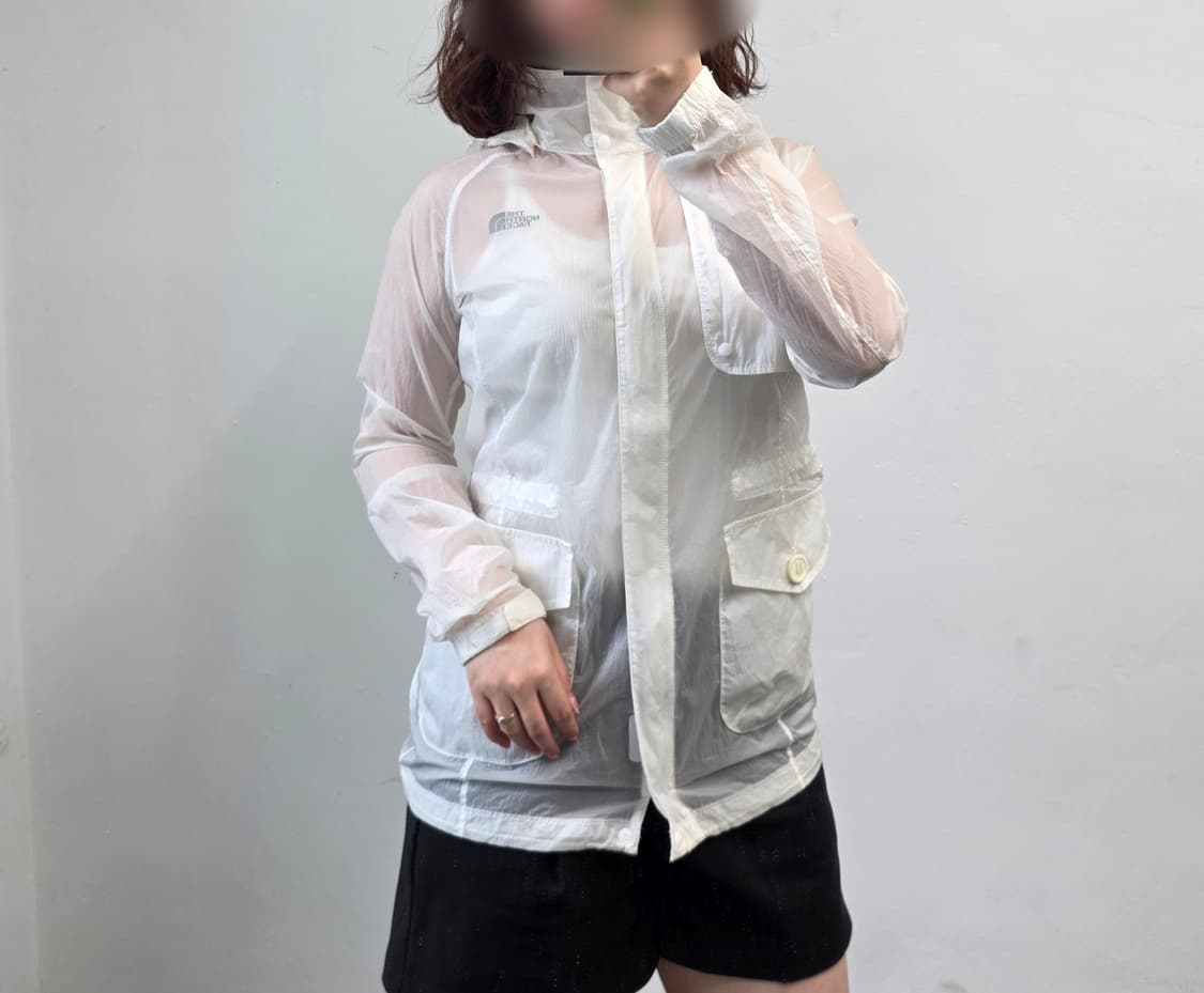 [프립]노스페이스 화이트라벨 시스루 바람막이 상품이미지2