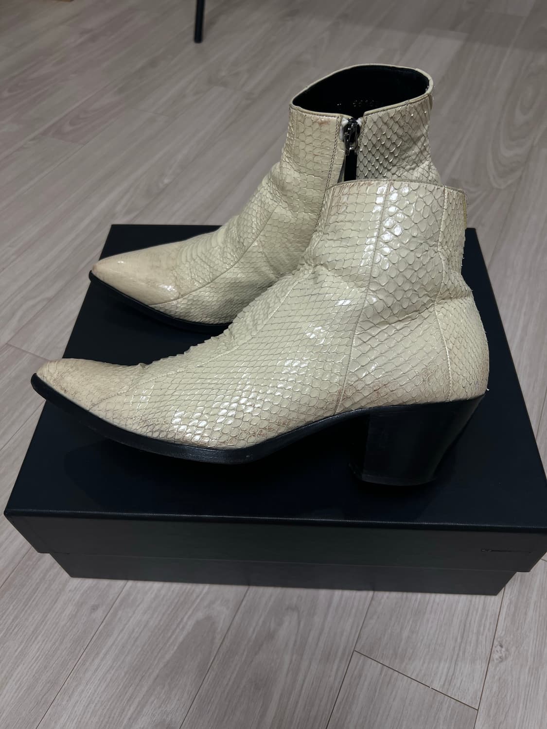 생로랑 / 파이톤 부츠/ 41 상품이미지2