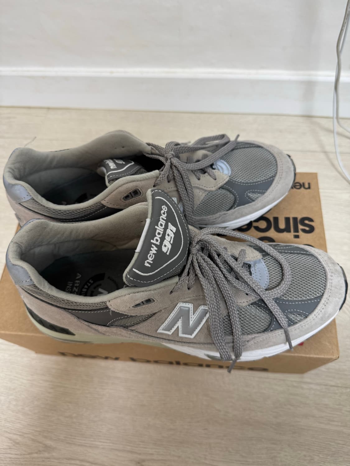 뉴발란스 코리아 991 그레이 275 단시간 1회착 상품이미지9